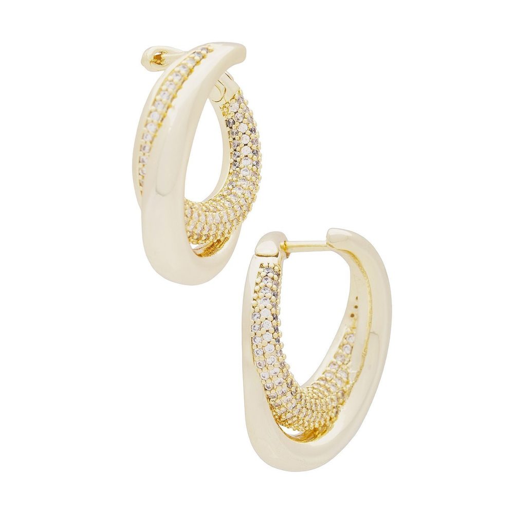SHASHI Cassie Earring in Gold new